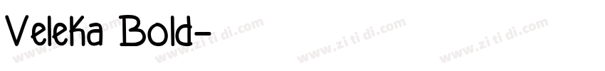Veleka Bold字体转换